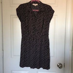 Little black floral dress